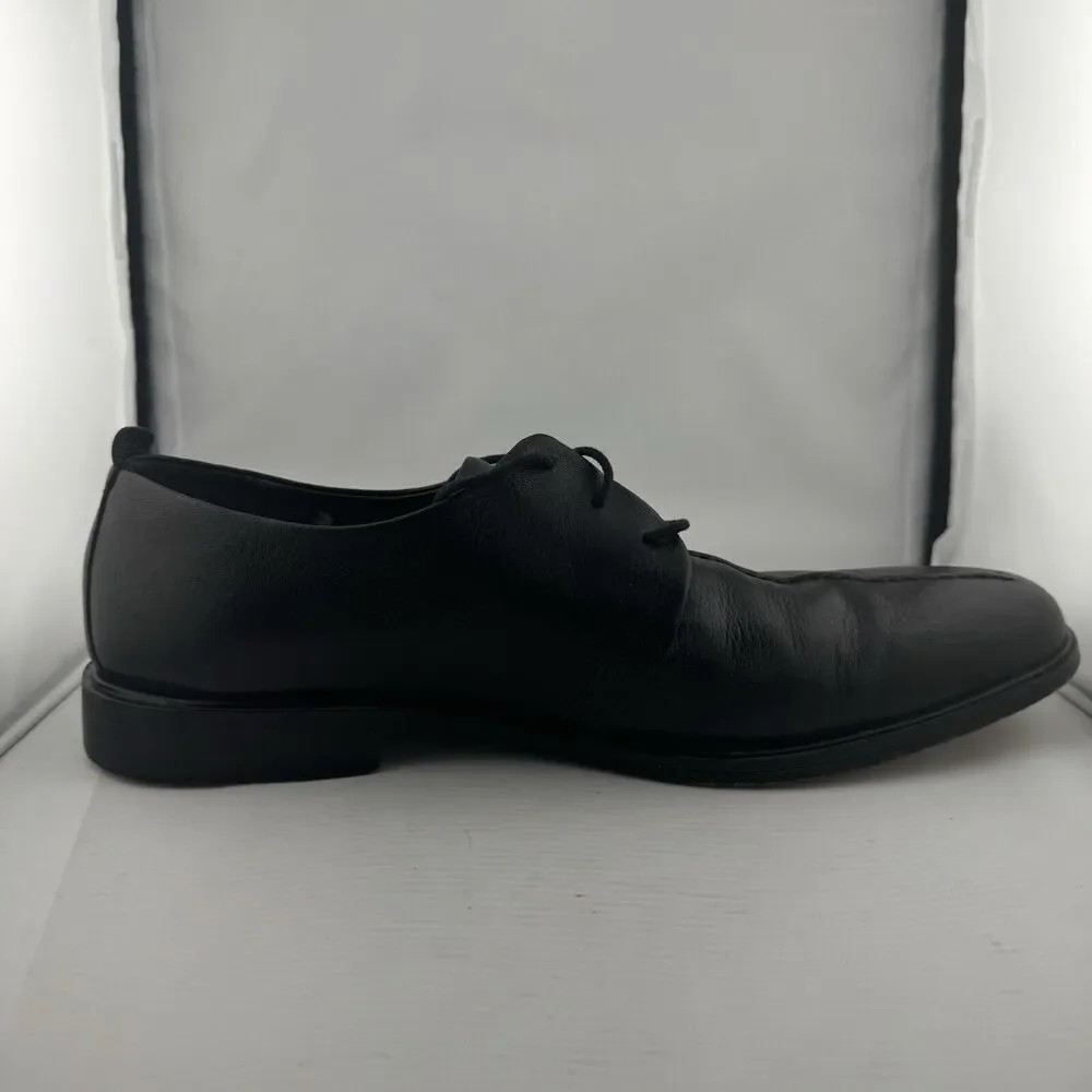 Cole Haan Black Beckett Split Toe Leather 3 Eyelet Oxfords Sz-13 C06399‎ FG11